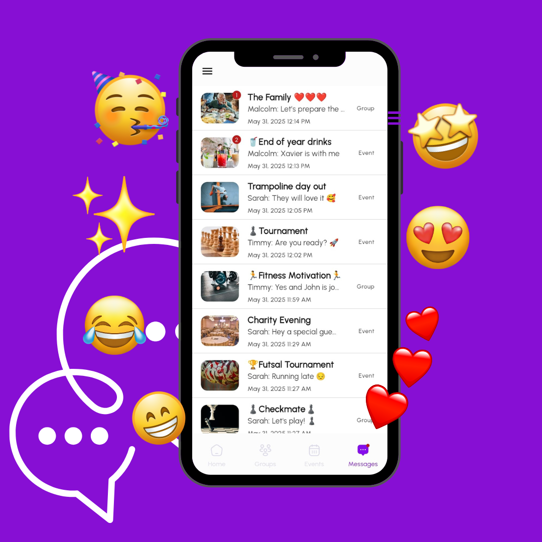 Chat. Share. Connect.